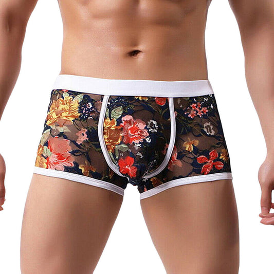 290 lace floral boxer shorts