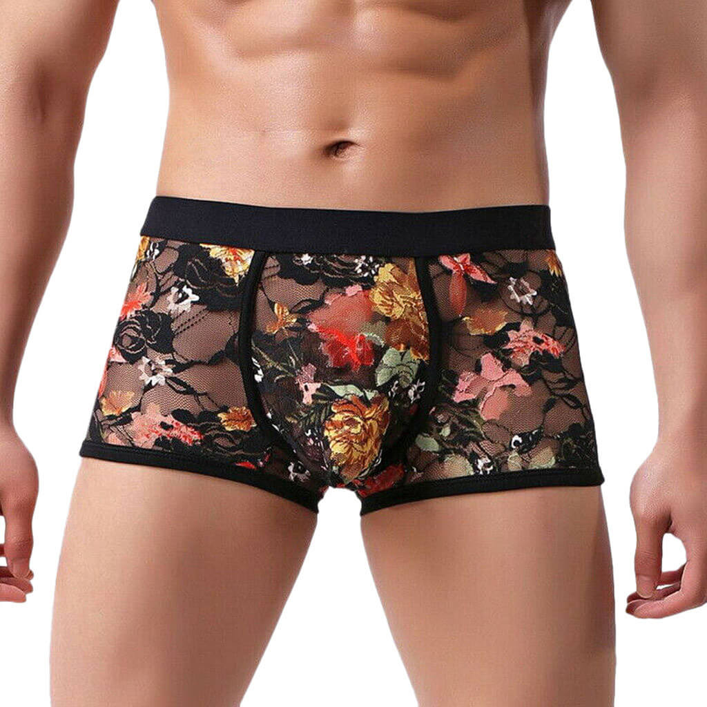 290 lace floral boxer shorts