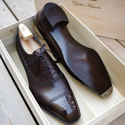 51 Oxford PU Leder Schuhe